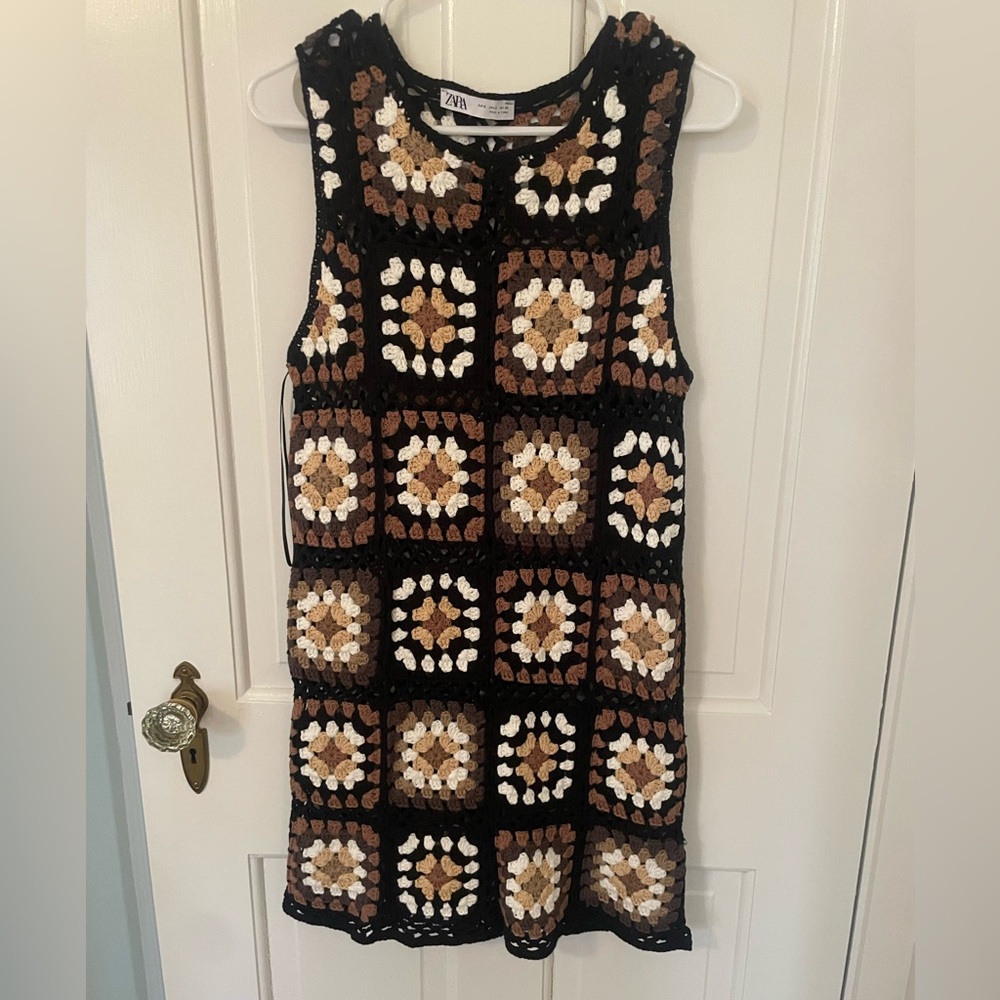 Zara Crochet Dress - Size Small